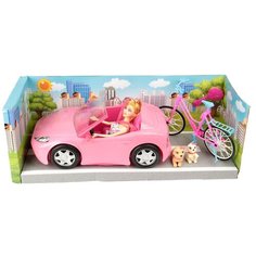 Игровой набор Veld Co Кукла с машиной, 62945