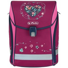 Herlitz Ранец New Midi Heart (50027521), розовый