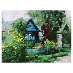 Белоснежка Картина по номерам Домик в деревне 30x40 см (3091-CS)