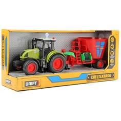 Трактор Drift 102675 с прицепом со смесителем