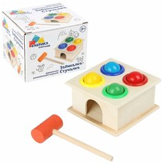 Деревянная игрушка Фабрика Фантазий 78132 Забивалка "Стучалка"