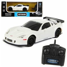 Машина HOFFMANN 90160 на радиоуправлени CHEVROLET CORVETTE C6R, свет передних и задних фар.