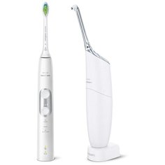 Ирригатор Philips Sonicare AirFloss Pro/Ultra HX8424/47, белый
