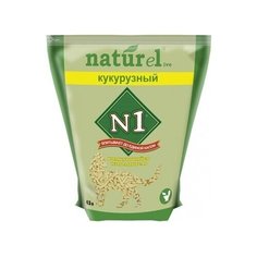 N1 Naturel - Комкующийся наполнитель "Кукурузный" 175 л - 7 кг