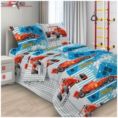 Детское постельное белье поплин гран-при 1,5 спальное детские расцветки Iv Selena