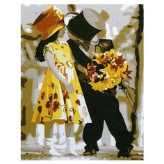 Цветной Картина по номерам "Галантность" 30х40 см (ME100)