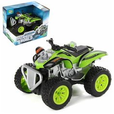 Машина Veld co 83562 металлическая Crawler OFF-ROAD MOTORBIKE 360, противоударная система, инерция, свет