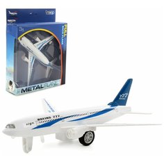 Металлический инерционный самолет Veld co 93776 "777" со световыми и звуковыми эффектами