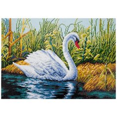 Кристальная мозаика (алмазная вышивка) "ФРЕЯ" ALVR-22 037 "Лебедь" 25.5 х 36 см