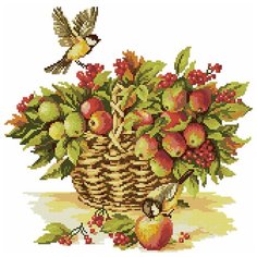 Кристальная мозаика (алмазная вышивка) "ФРЕЯ" ALVR-133 "Дары лета" 40 х 40 см