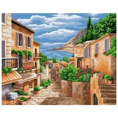 Картина по номерам Дорога к морю, 40x50 см. Фрея