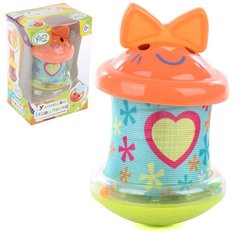 Погремушка покатушка со светом и звуком, 9,5х9,5х15,5 см Ути Пути 116304