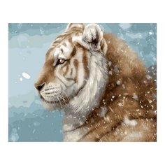 Картина по номерам Тигр, 40x50 см. Цветной