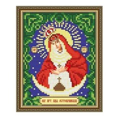 Алмазная мозаика Богородица Остробрамская, картина стразами АРТ СОЛО 11.5x15 см. Art Solo