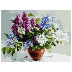 Картина по номерам Букет сирени, 30x40 см. Molly
