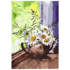 Картина по номерам Ромашковый букет, 30x40 см. Фрея
