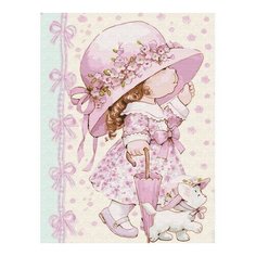 Картина по номерам Маленькая модница, 30x40 см. Molly