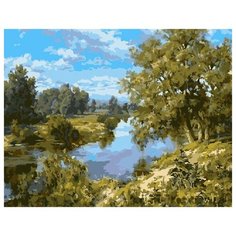 Картина по номерам Родные просторы, 40x50 см. ВанГогВоМне