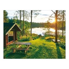 Алмазная мозаика Живописное место, картина стразами Цветной 40x50 см.