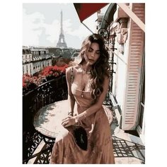 Картина по номерам Парижский шарм, 40x50 см. PaintBoy