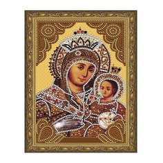 Алмазная мозаика Вифлеемская Божия Матерь, картина стразами Molly 20x30 см.