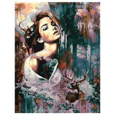 Картина по номерам Лесная дива, 40x50 см. PaintBoy