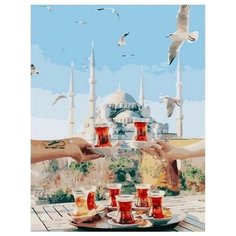 Картина по номерам Романтическое чаепитие, 40x50 см. PaintBoy