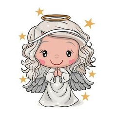 Картина по номерам Маленький ангелочек, 30x40 см. Фрея