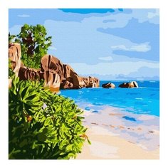 Картина по номерам На далеких берегах, 30x30 см. Molly