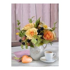 Алмазная мозаика Признание в любви, картина стразами Алмазное хобби 30x40 см.