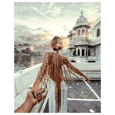 Картина по номерам Следуй за мной. Удайпур Индия., 40x50 см. ВанГогВоМне