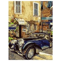 Картина по номерам Бугатти 1939 г, 30x40 см. Molly