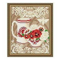 Алмазная мозаика Сливки, картина стразами АРТ СОЛО 20x24.6 см. Art Solo