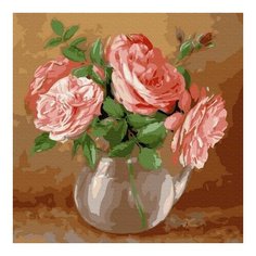 Картина по номерам Бузин. Случайный букет, 30x30 см. Molly