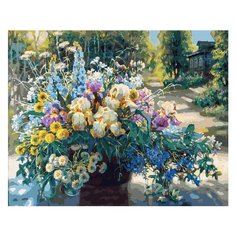 Картина по номерам Летнее великолепие, 50x40 см. Белоснежка