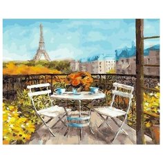 Картина по номерам Солнечное утро в Париже, 40x50 см. PaintBoy