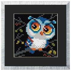 Алмазная мозаика Сплюшка, картина стразами Риолис 10x10 см.