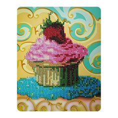 Алмазная мозаика Красивый десерт, картина стразами Color KIT 17x21 см.