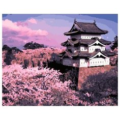 Картина по номерам Замок Хиросаки-дзё, 40x50 см. ВанГогВоМне