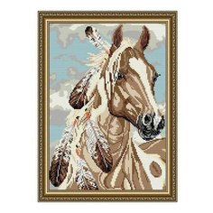 Алмазная мозаика Мустанг, картина стразами АРТ СОЛО 28.5x41 см. Art Solo