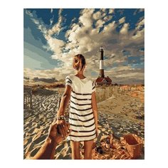 Картина по номерам Следуй за мной. Огненный остров, 40x50 см. ВанГогВоМне