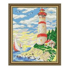 Алмазная мозаика Маяк, картина стразами АРТ СОЛО 20x24.6 см. Art Solo