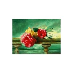 Алмазная мозаика Лазурный закат, картина стразами Алмазная живопись 80x58 см.