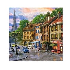 Картина по номерам Улочки Парижа, 30x30 см. Molly