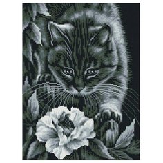 Алмазная мозаика Ночные приключения, картина стразами Белоснежка 30x40 см.