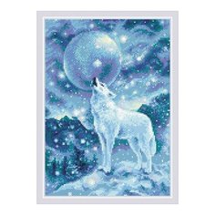 Алмазная мозаика Ледяной ветер, картина стразами Риолис 27x38 см.