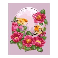 Картина по номерам Птичьи трели, 40x50 см. Фрея