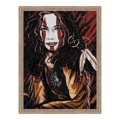 Алмазная мозаика Принцесса планеты Марс, картина стразами Цветной 50x65 см.