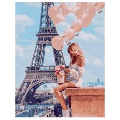 Картина по номерам Мечты о Париже, 40x50 см. PaintBoy