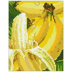 Алмазная мозаика Бананы, картина стразами Паутинка 14x18 см.